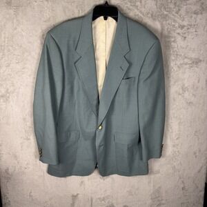 Hart Schaffner Marx Blazer Mens 44L‎ Sport Coat Jack Nicklaus Gold Buttons USA